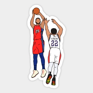 Ben Simmons Makes His First Three Sticker